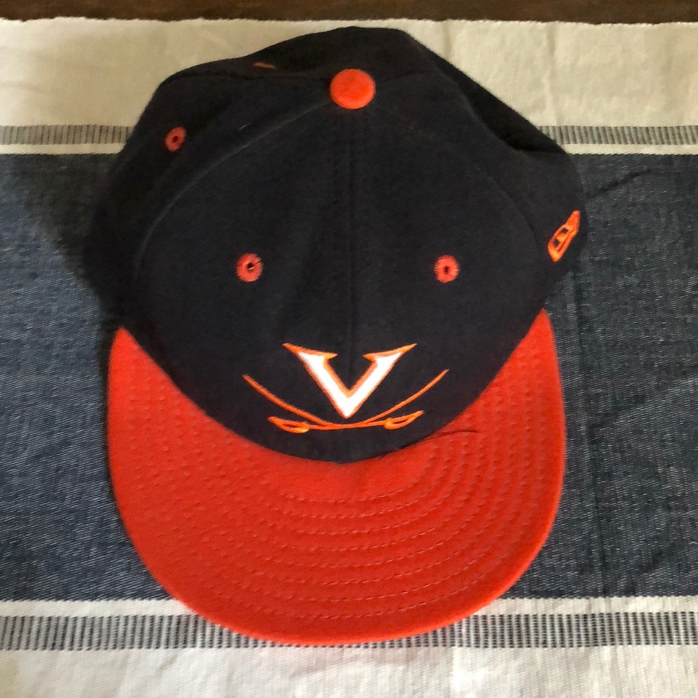 UVA ball cap. Flat top. Never worn. Size 7 1/4